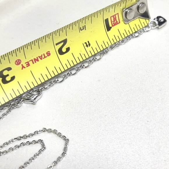 Authentic Swarovski Solitaire Clear Crystal Single Stone Necklace Silver Tone - Picture 5 of 11